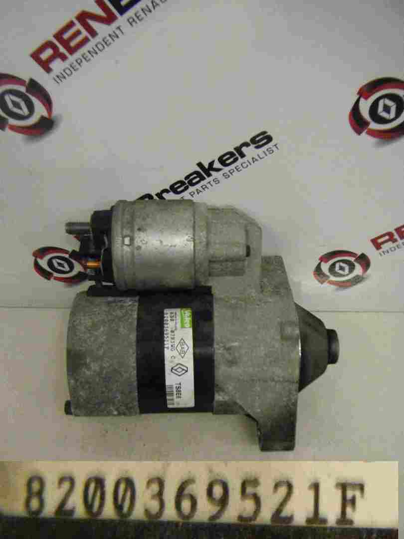 Renault Modus 2008-2012 1.2 16v TCE Turbo Starter Motor D4F 784