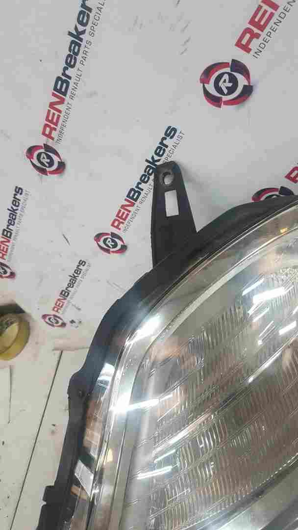 Thumb 4 Renault Modus 2008-2012 Headlight NSF Passenger Side Broken TAB NS 8200658388