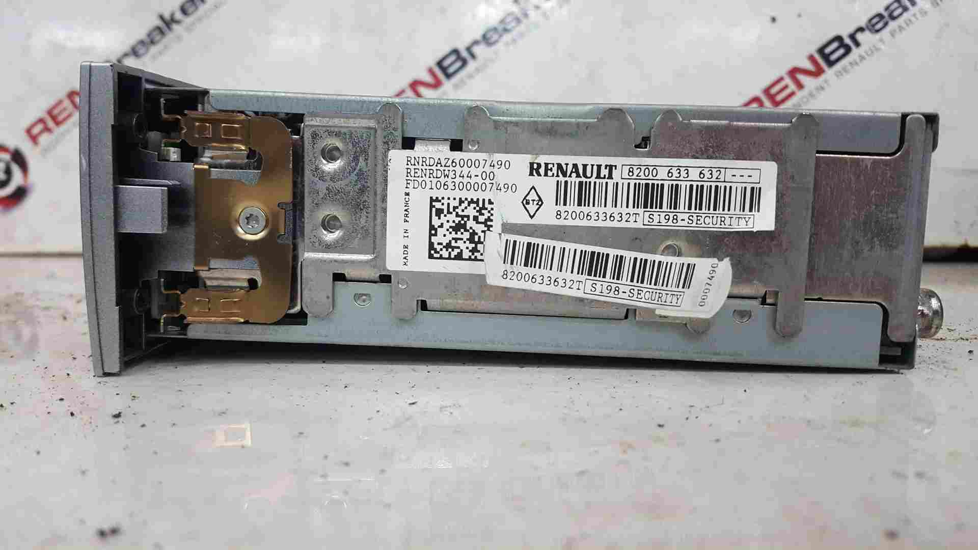 Thumb 5 Renault Modus 2008-2012 Radio Cd Player Update List Silver 8200633632 
