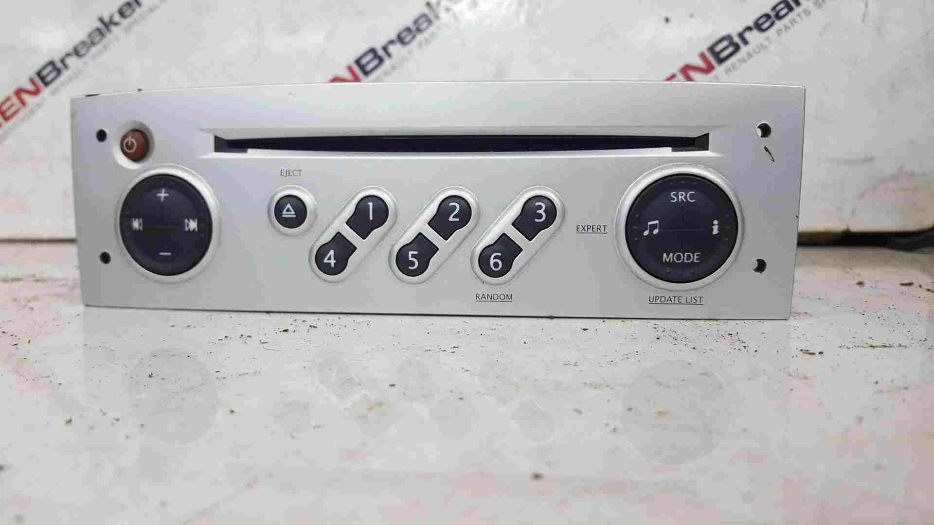 Thumb 8 Renault Modus 2008-2012 Radio Cd Player Update List Silver 8200633632 