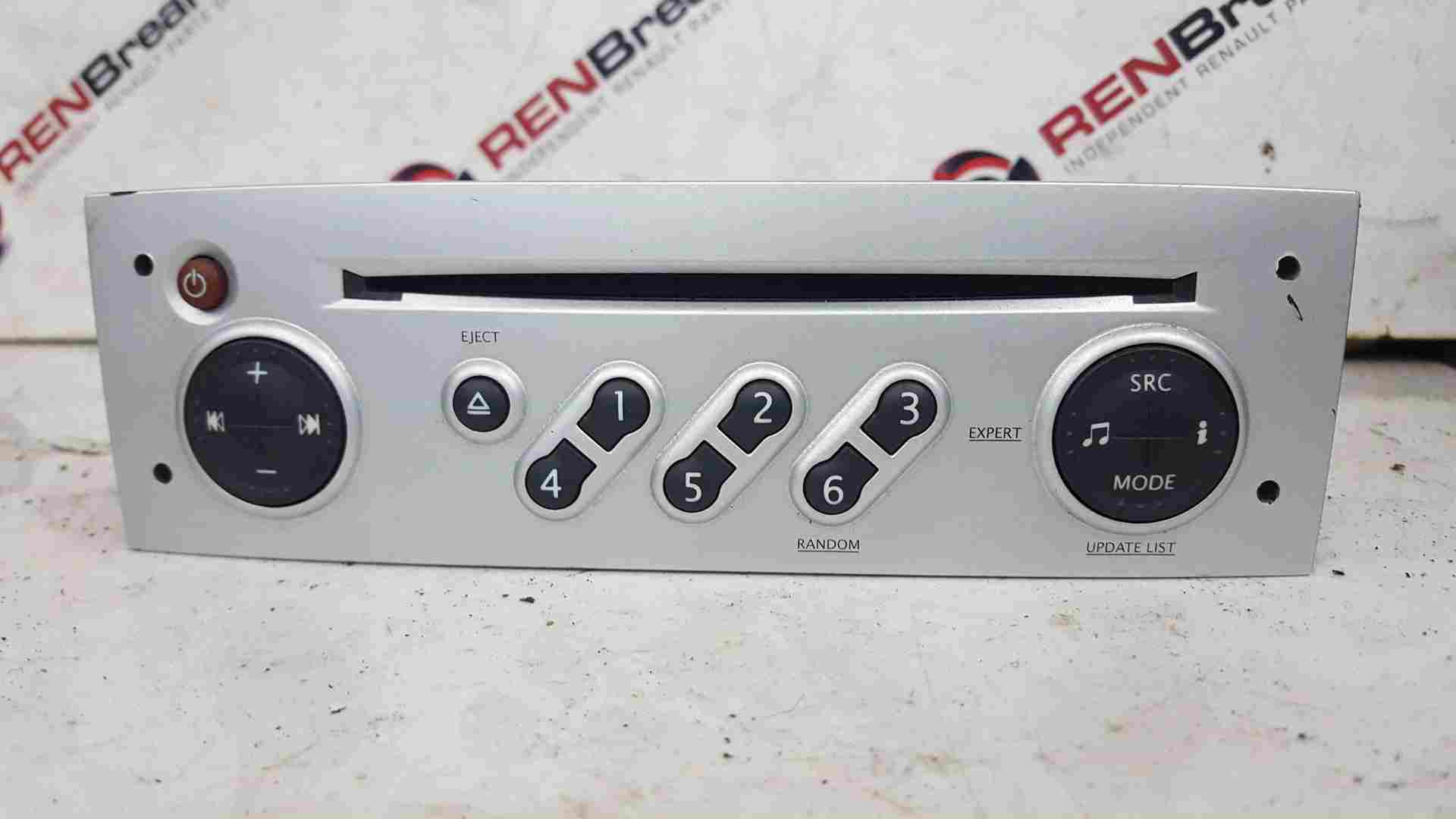 Renault Modus 2008-2012 Radio Cd Player Update List Silver 8200633632 