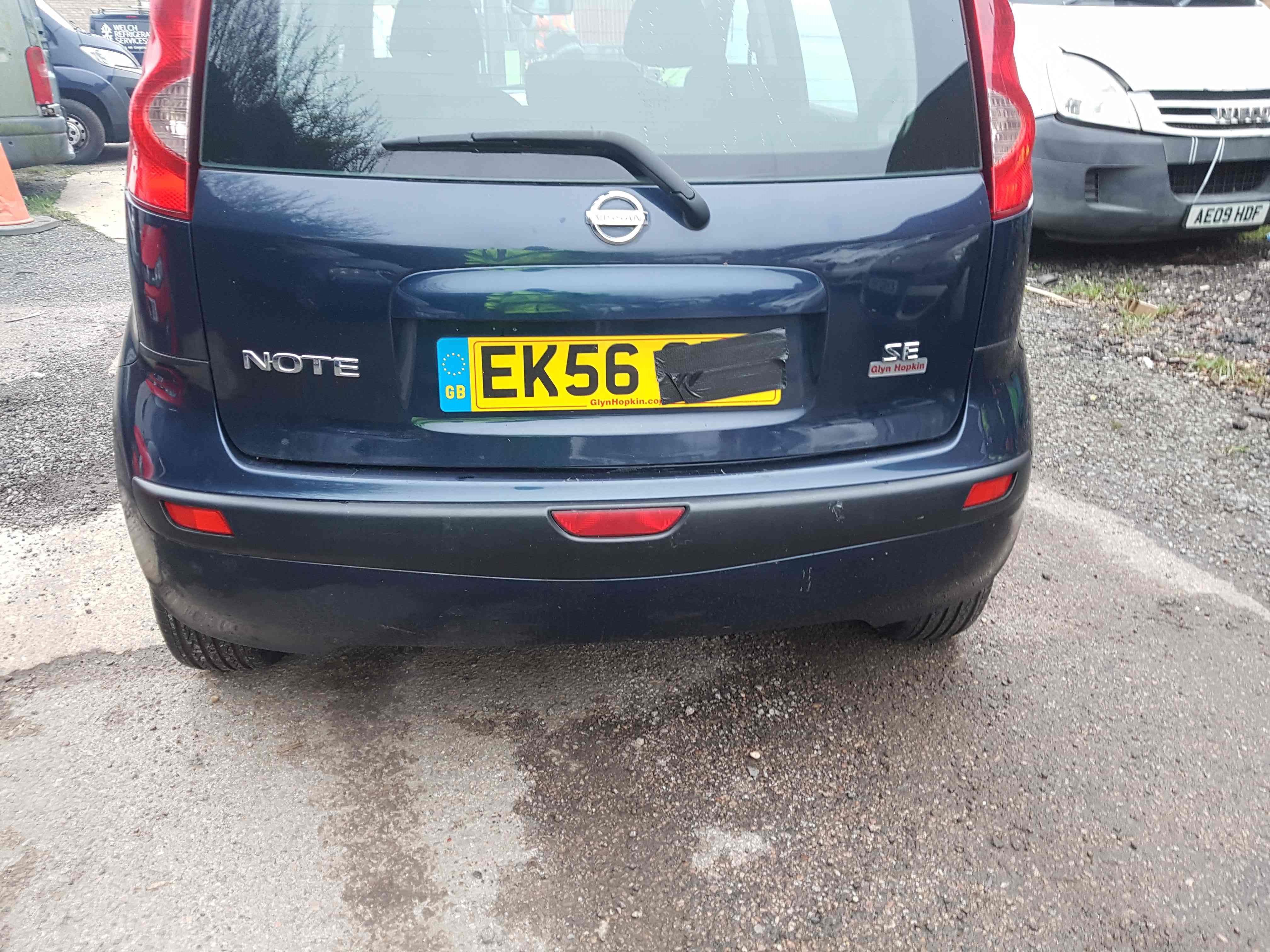 Thumb 2 Nissan Note 2005-2008 Rear Bumper Green Blue BW9