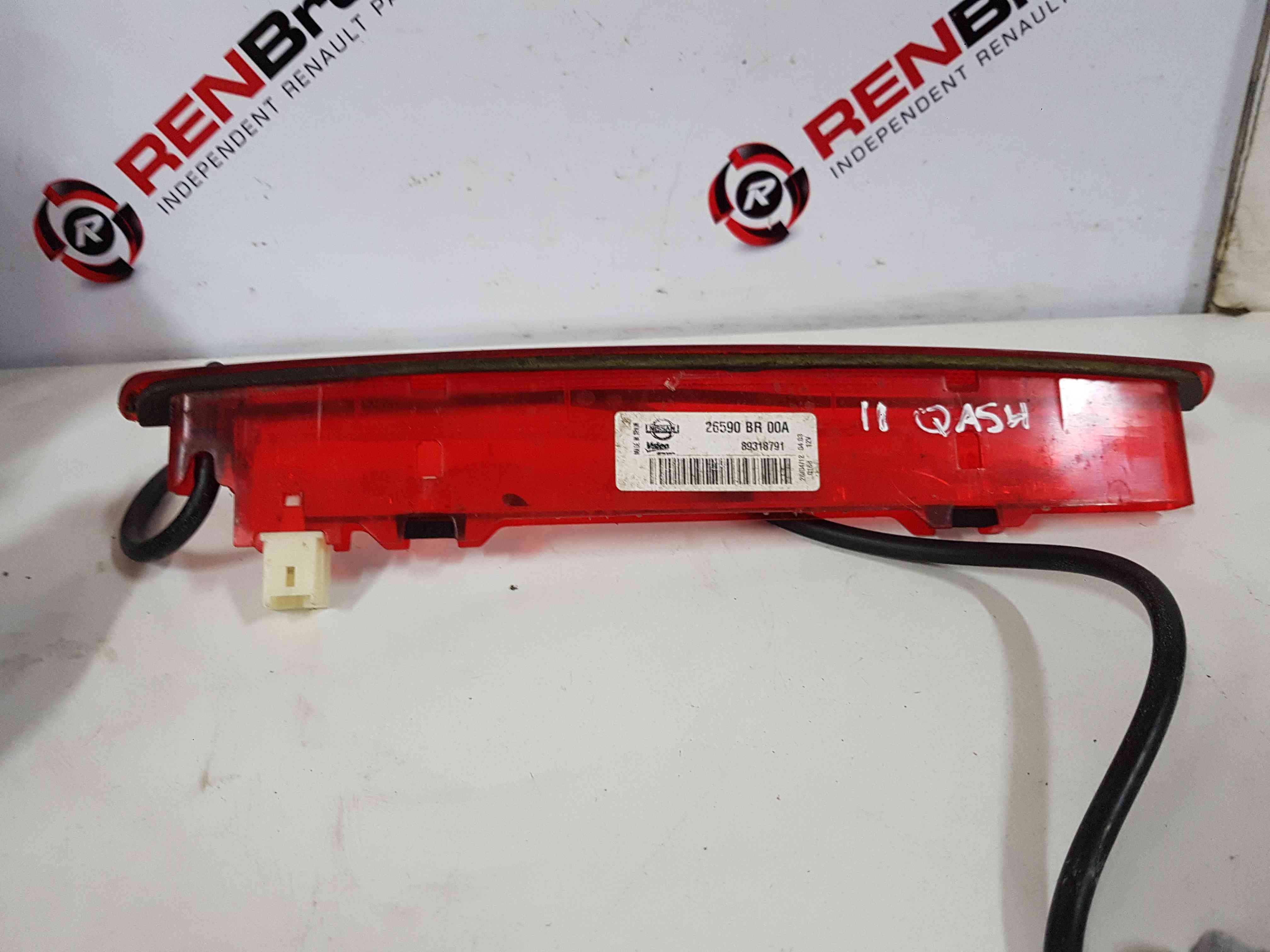 Thumb 4 Nissan Qashqai MK1 2006-2013 Tailgate Boot High Level Brake Light 26590Br00a