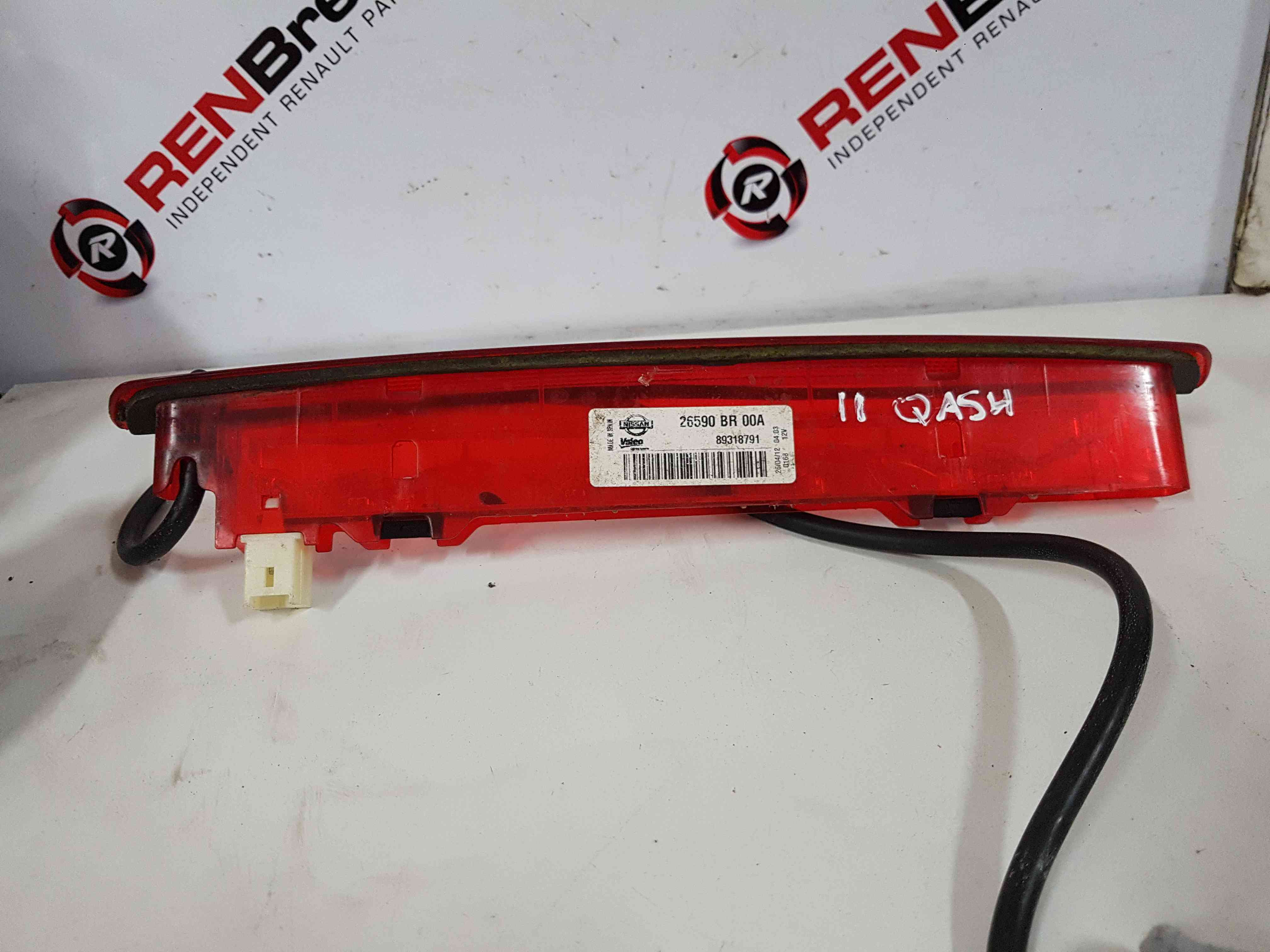 Thumb 5 Nissan Qashqai MK1 2006-2013 Tailgate Boot High Level Brake Light 26590Br00a