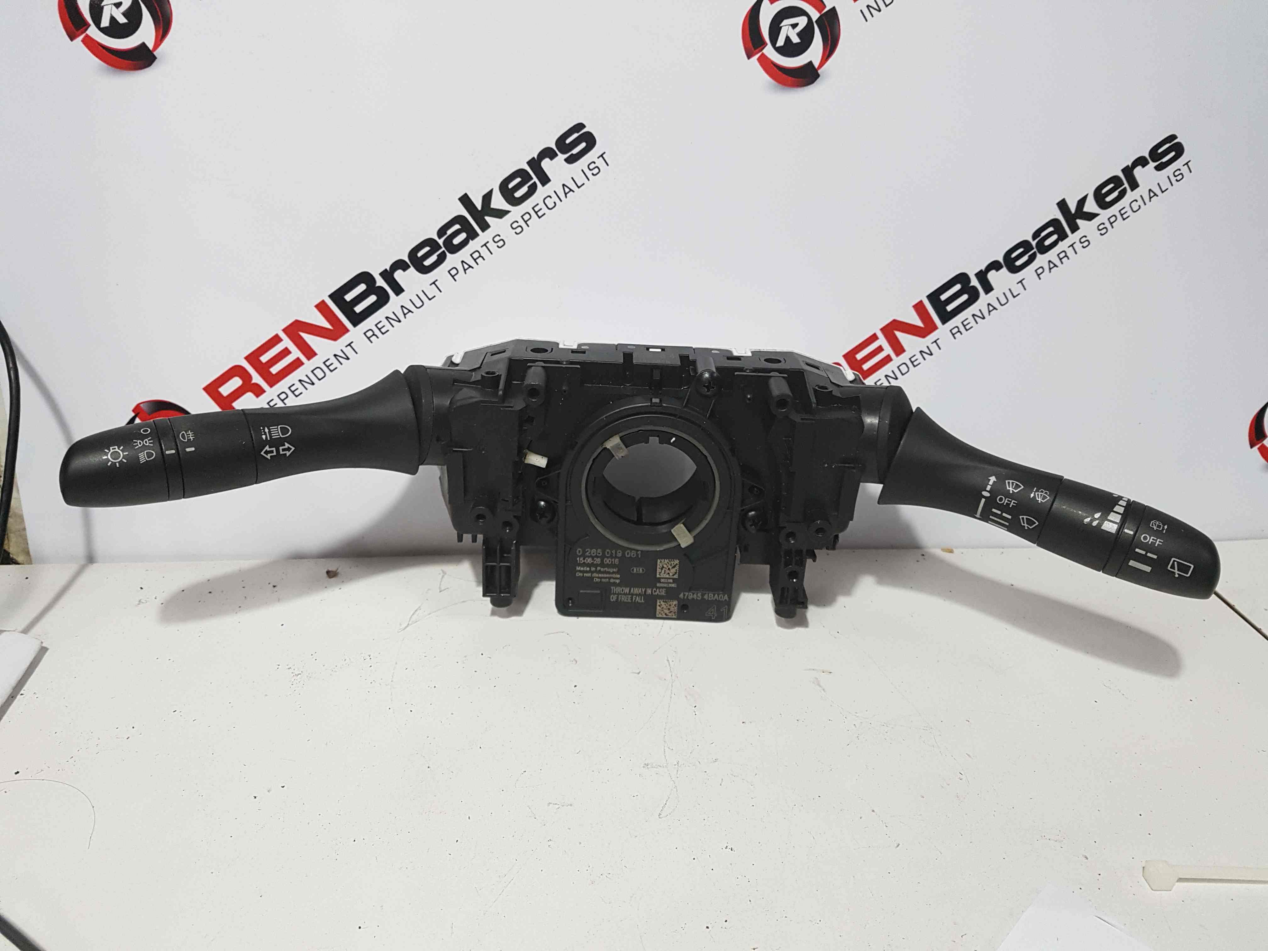 Renault Qashqai MK2 2013-2017 Squib Stalk Wiper Indicator Stalks 479454BA0A