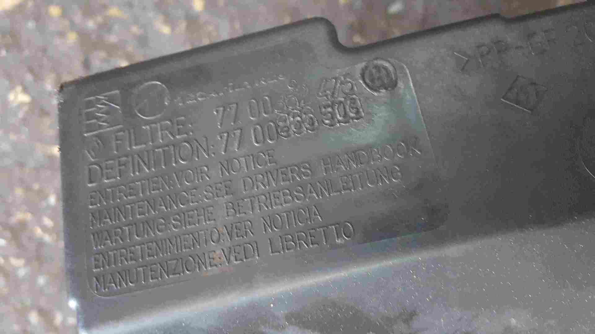 Thumb 3 Renault Safrane 1996-2000 2.0 16v Airbox Filter Housing 7700862475