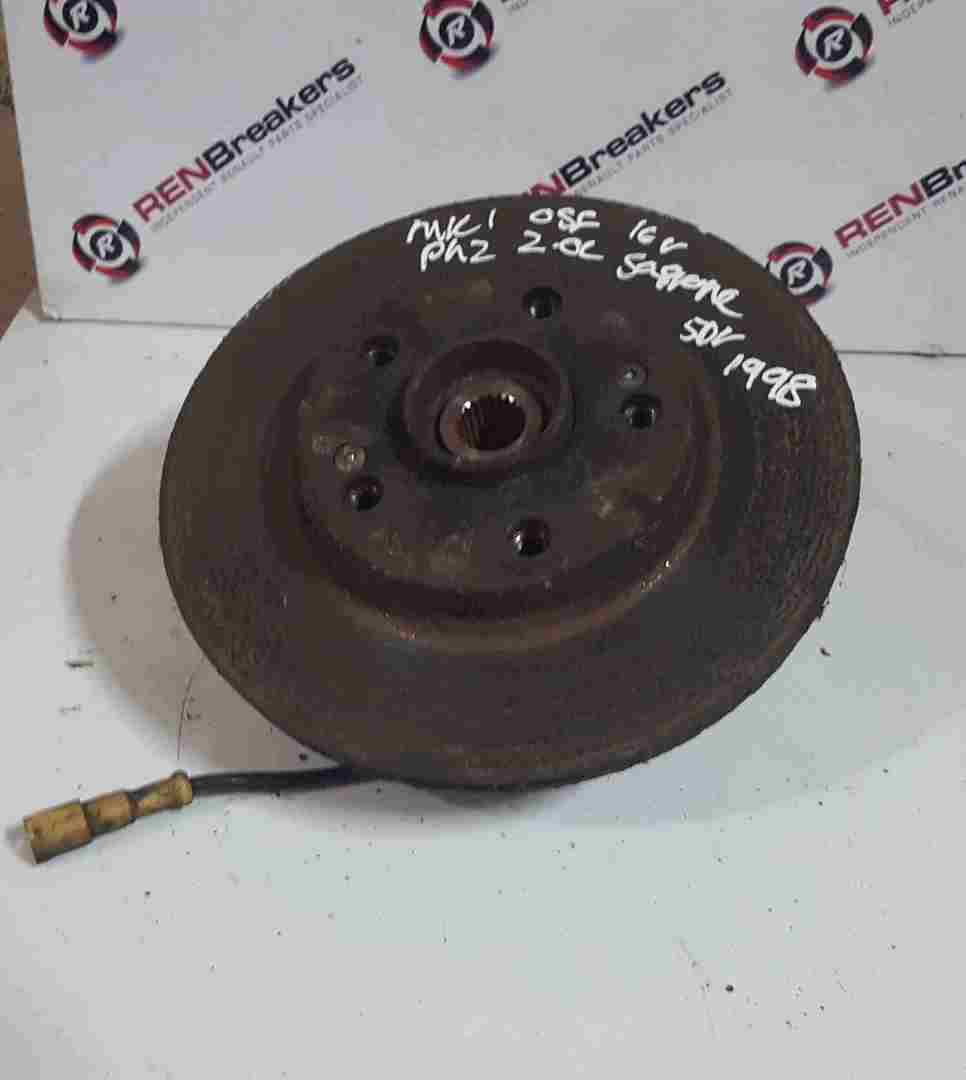 Renault Safrane 1996-2000 2.0 16v Drivers OSF Front Wheel Hub + ABS Sensor