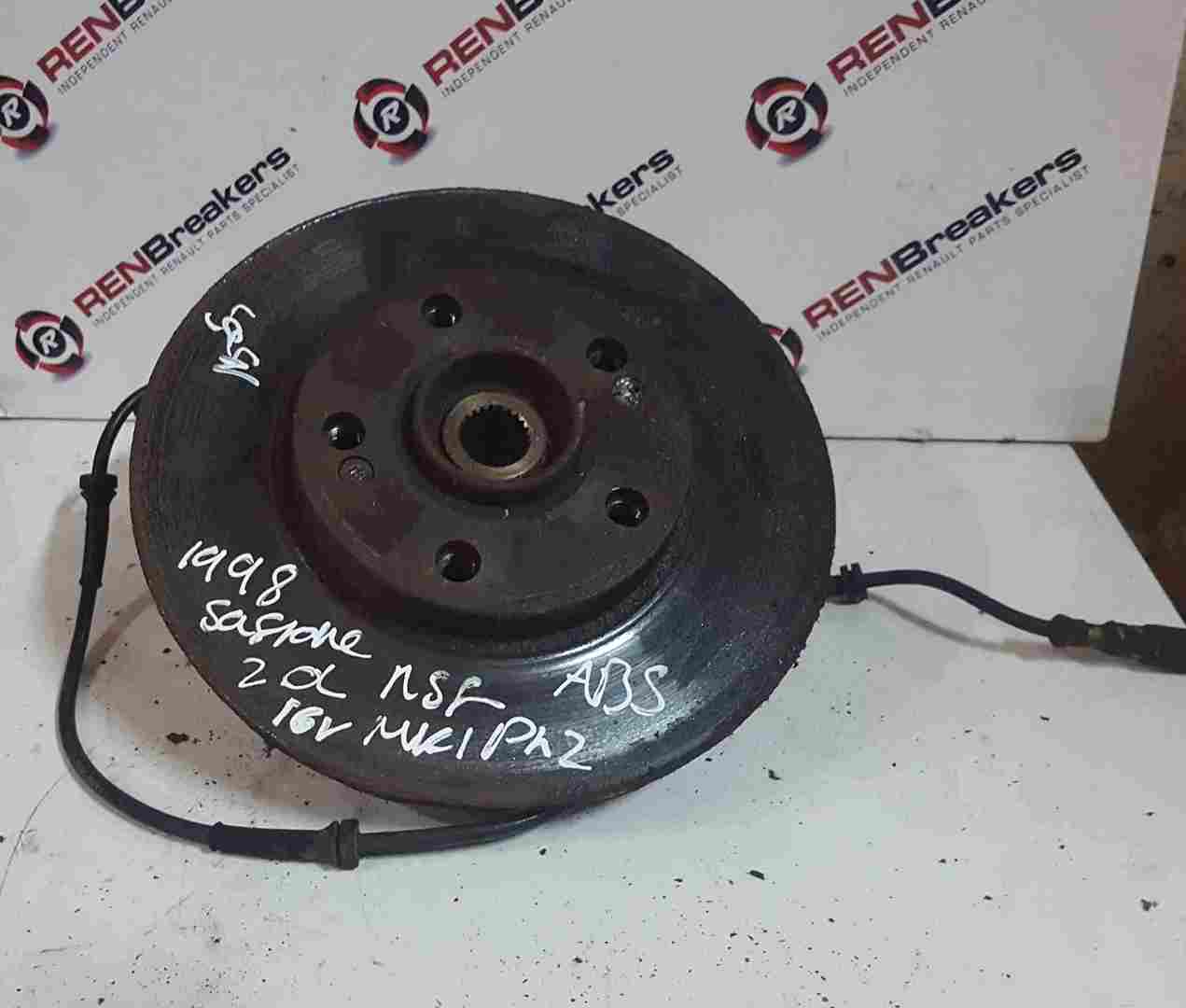 Renault Safrane 1996-2000 2.0 16v Passenger NSF Front Wheel Hub + ABS Sensor