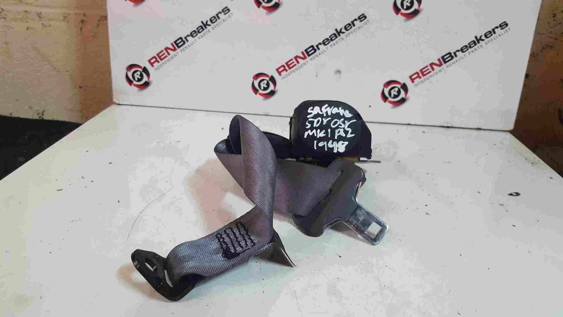 Renault Safrane 1996-2000 Drivers OSR Rear Seat Belt