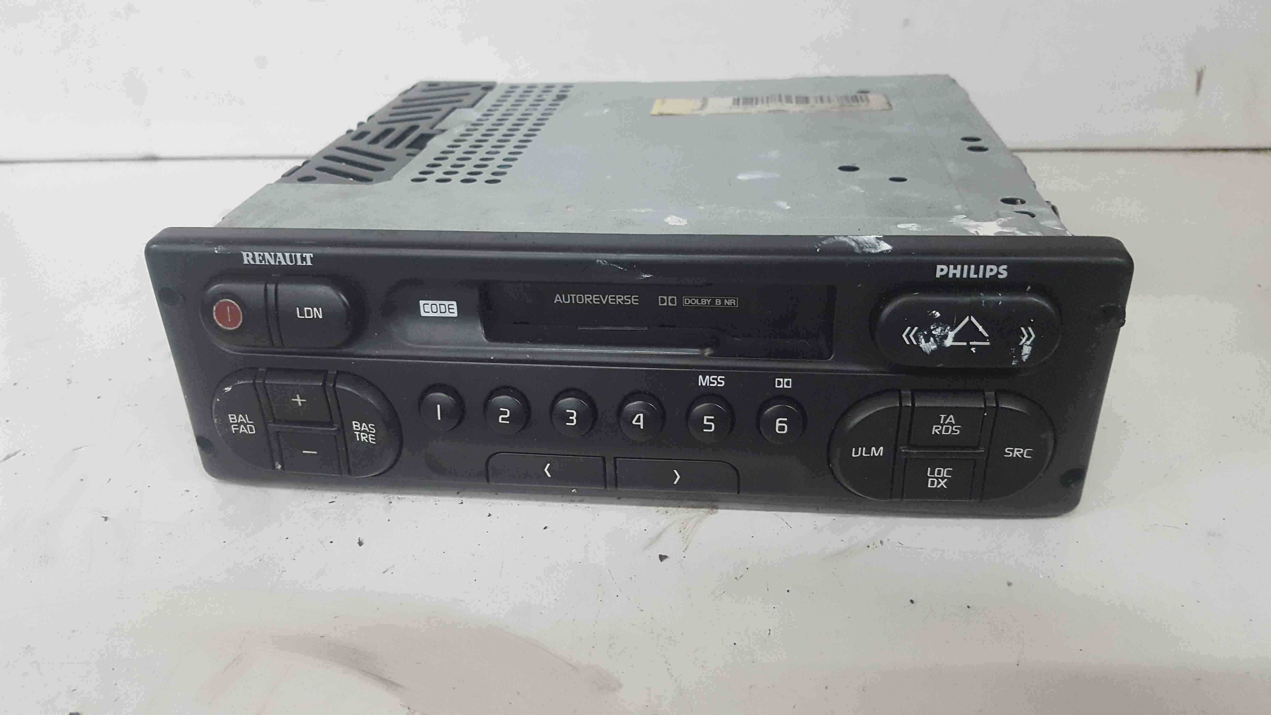 Renault Safrane 1996-2000 Tape Casette Player + Code 7700412006