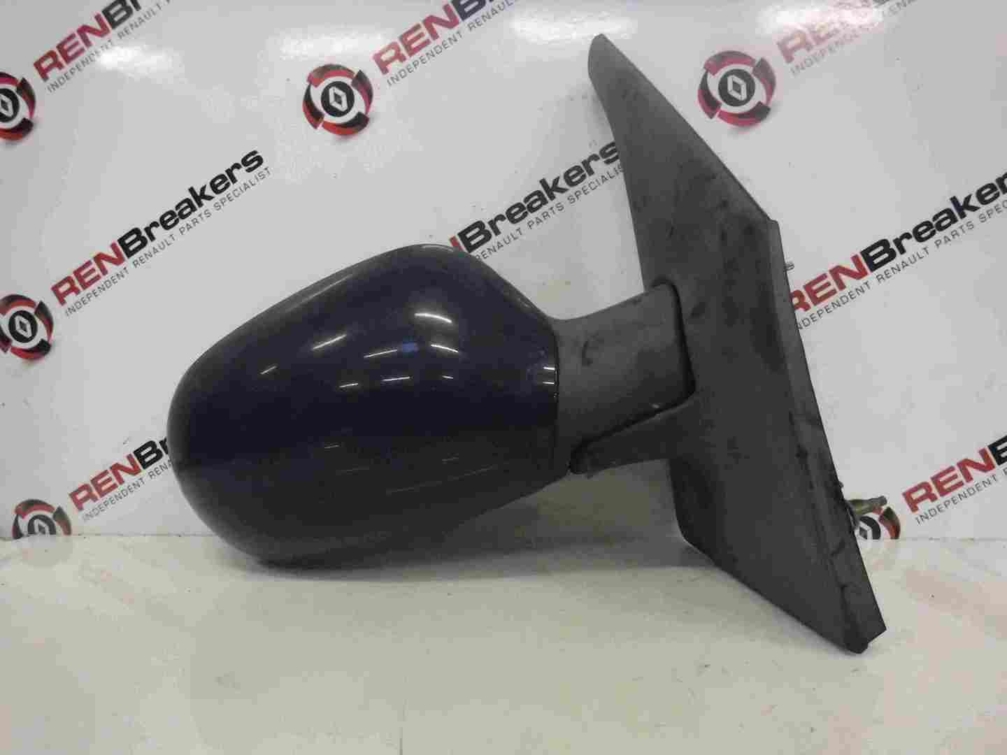 Renault Scenic 1997-1999 Drivers OS Wing Mirror Blue 460