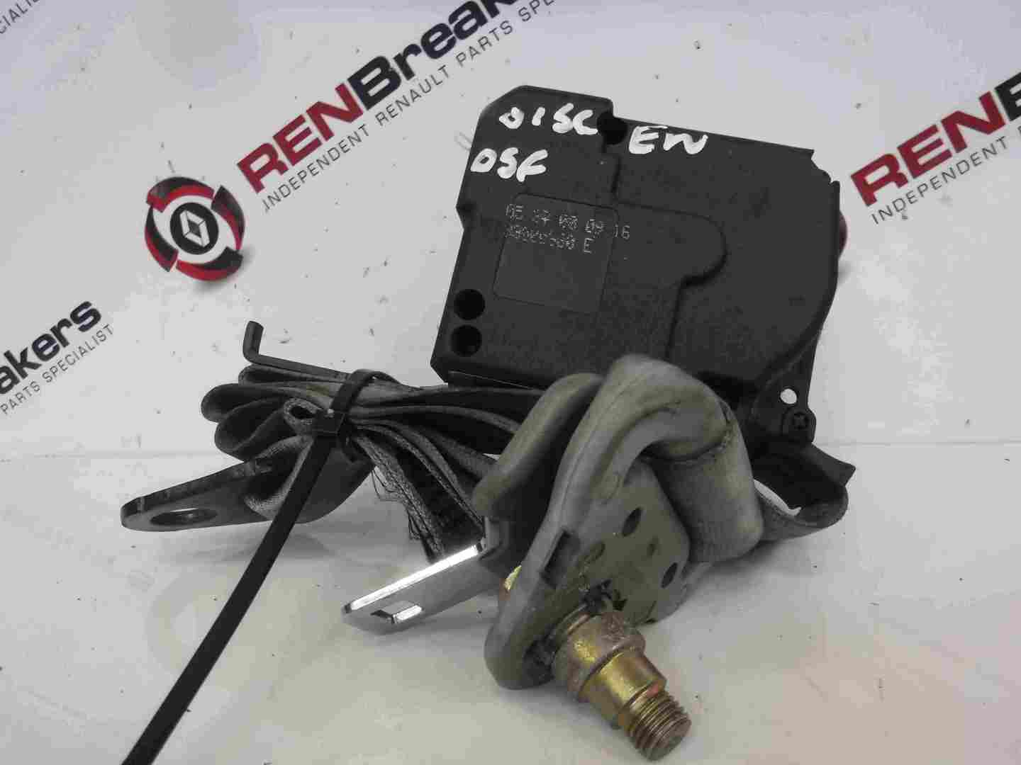 Renault Scenic 1999-2003 Drivers OSF Front Seat Belt Light Grey