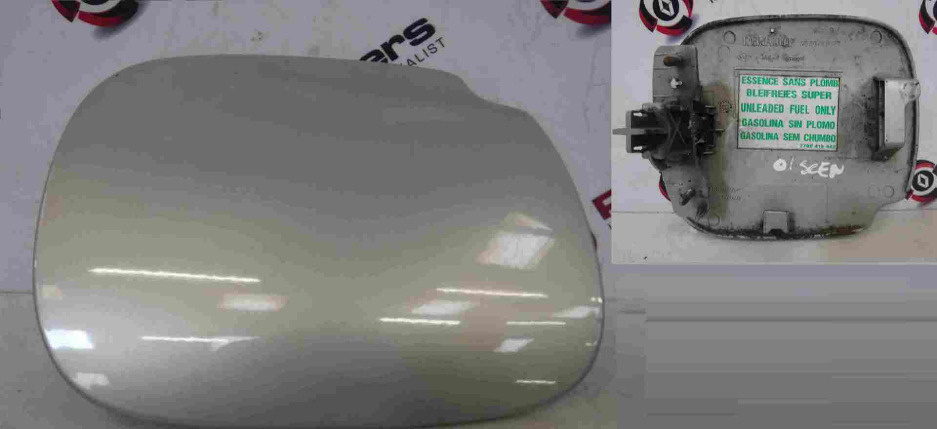 Renault Scenic 1999-2003 Fuel Flap Cover Silver 632