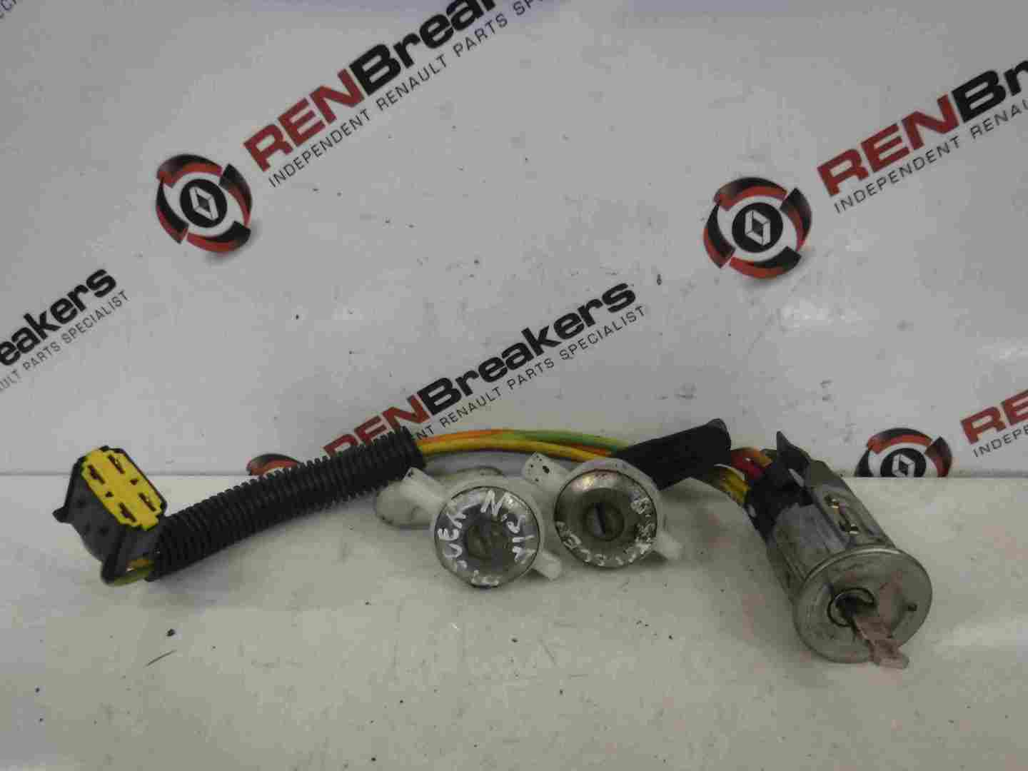 Renault Scenic 1999-2003 Ignition Barrel Door Locks X2 + Key