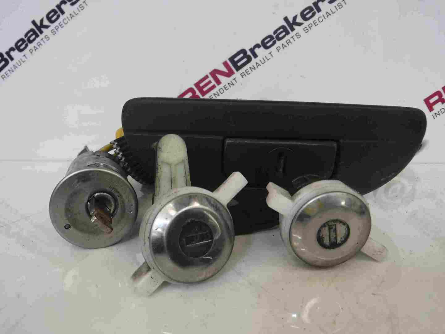 Renault Scenic 1999-2003 Ignition Barrel Lock Set 2 Door Locks Boot Mechanism