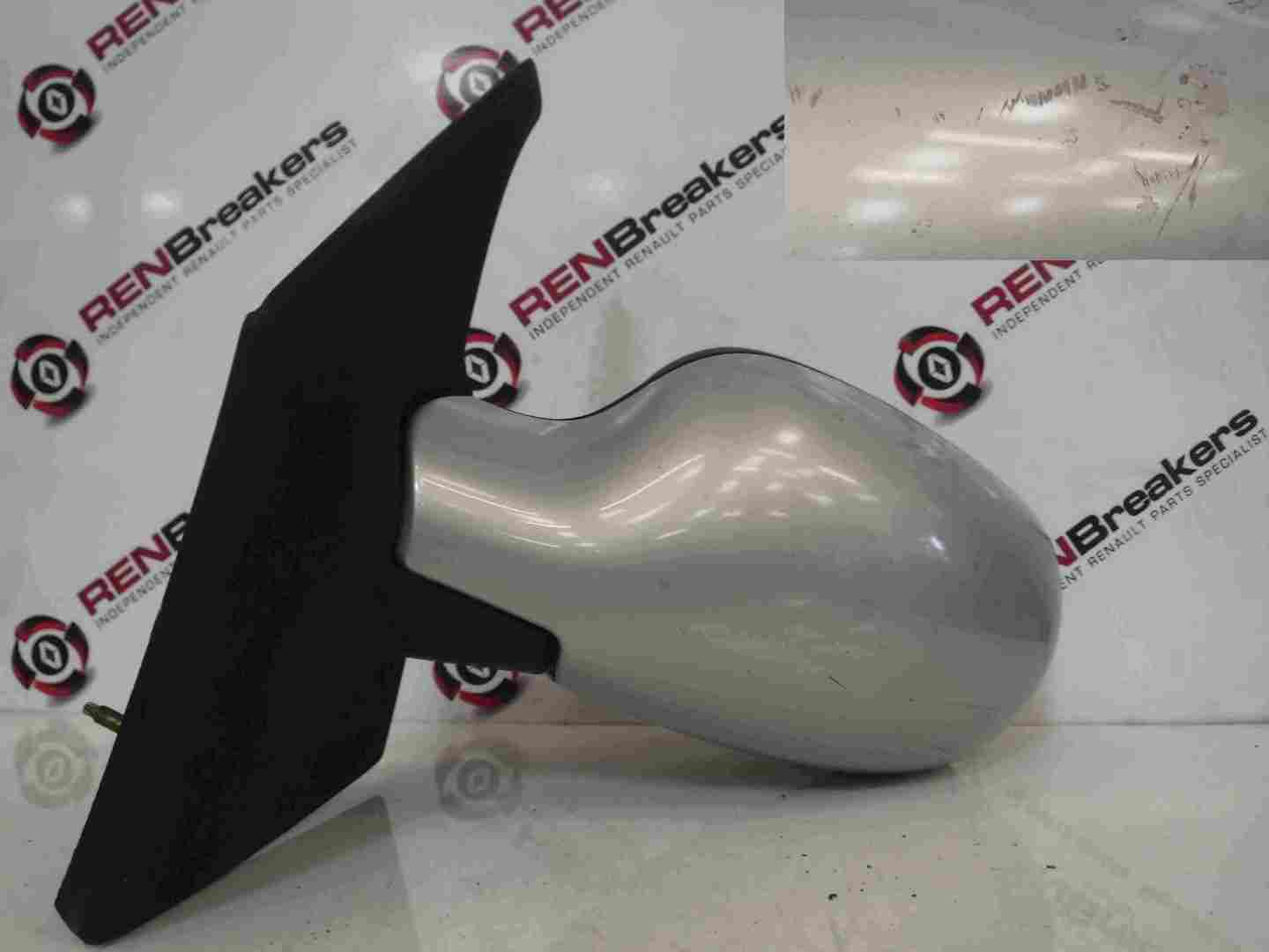 Renault Scenic 1999-2003 Passenger NS Wing Mirror Silver 632