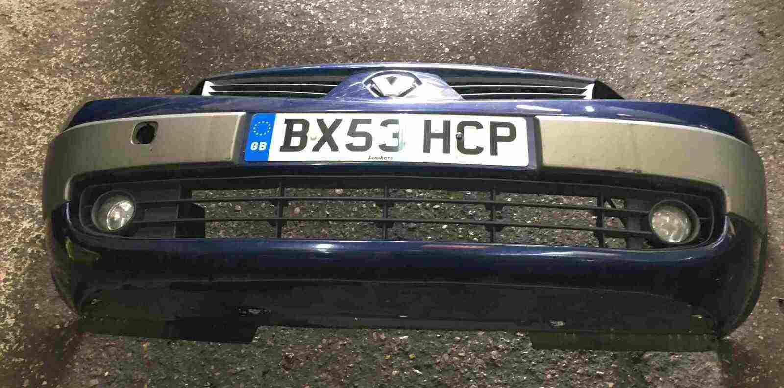 Renault Scenic 2003-2006 Front Bumper Blue TEF43
