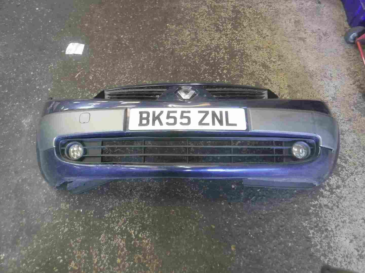 Renault Scenic 2003-2006 Front Bumper Blue TEF43