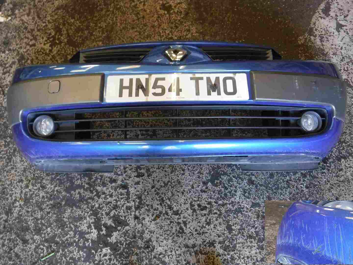 Renault Scenic 2003-2006 Front Bumper Blue TEI45 TE145