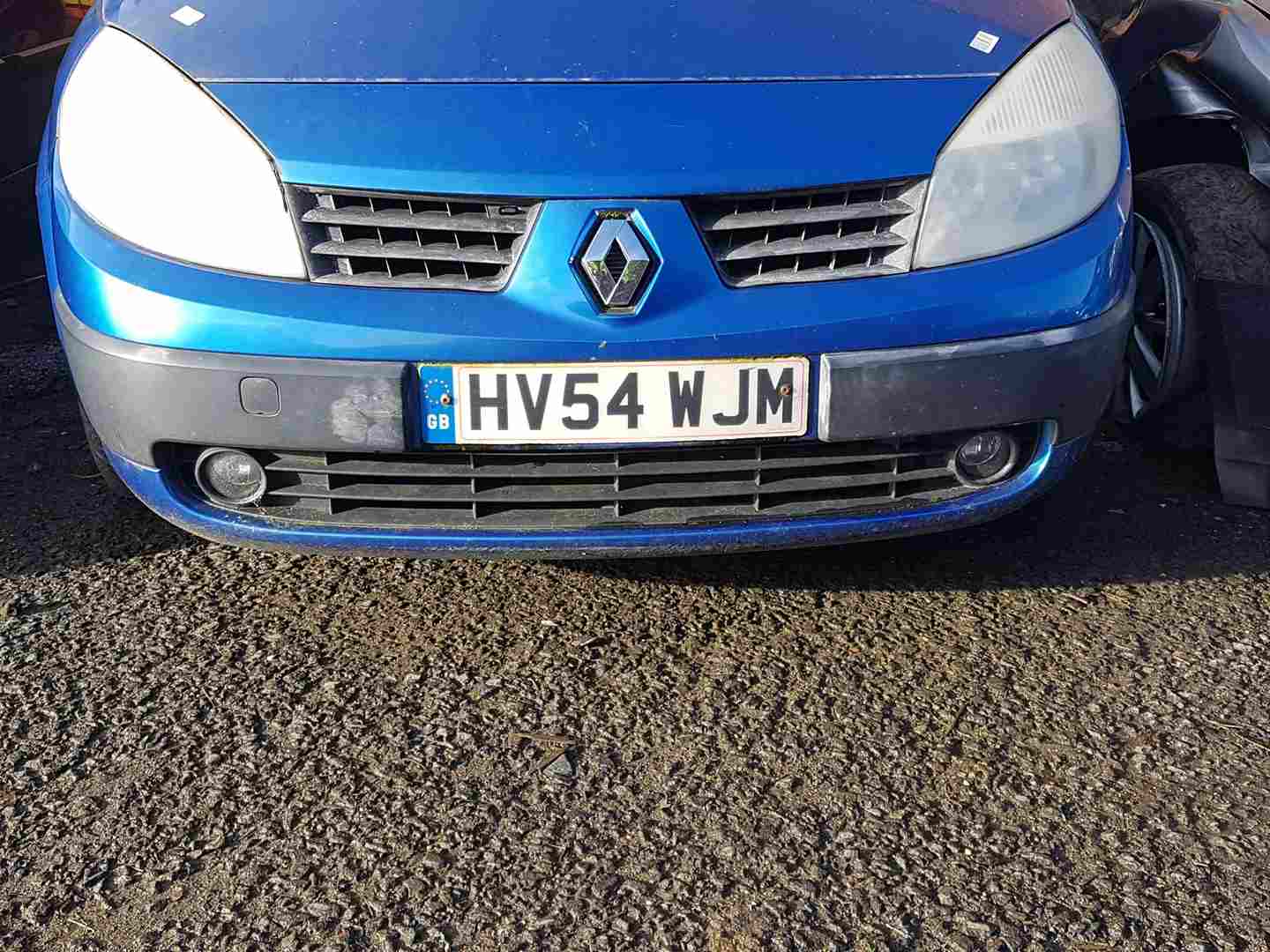 Renault Scenic 2003-2006 Front Bumper Blue Tei45 Te145