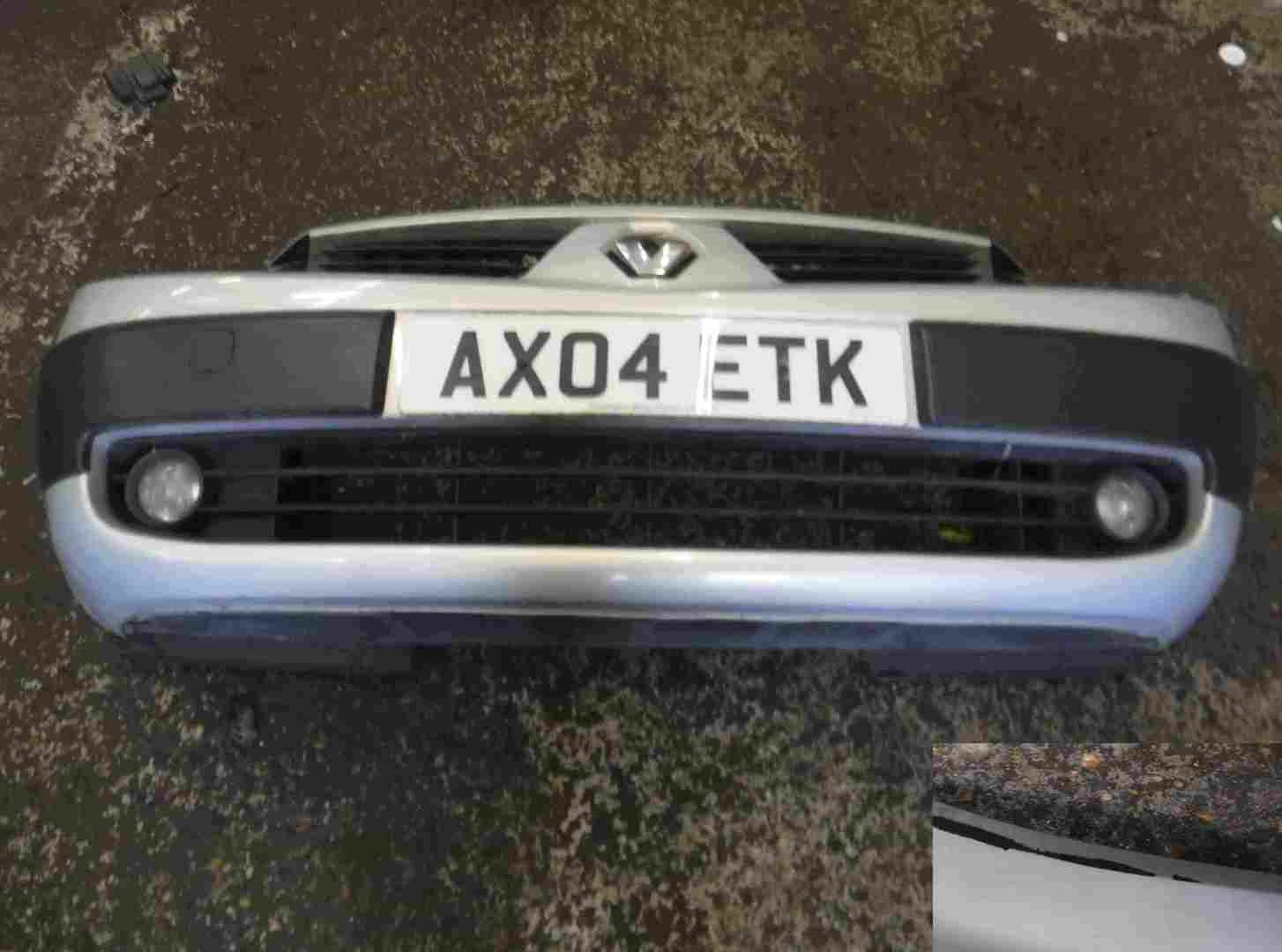 Renault Scenic 2003-2006 Front Bumper Silver 632