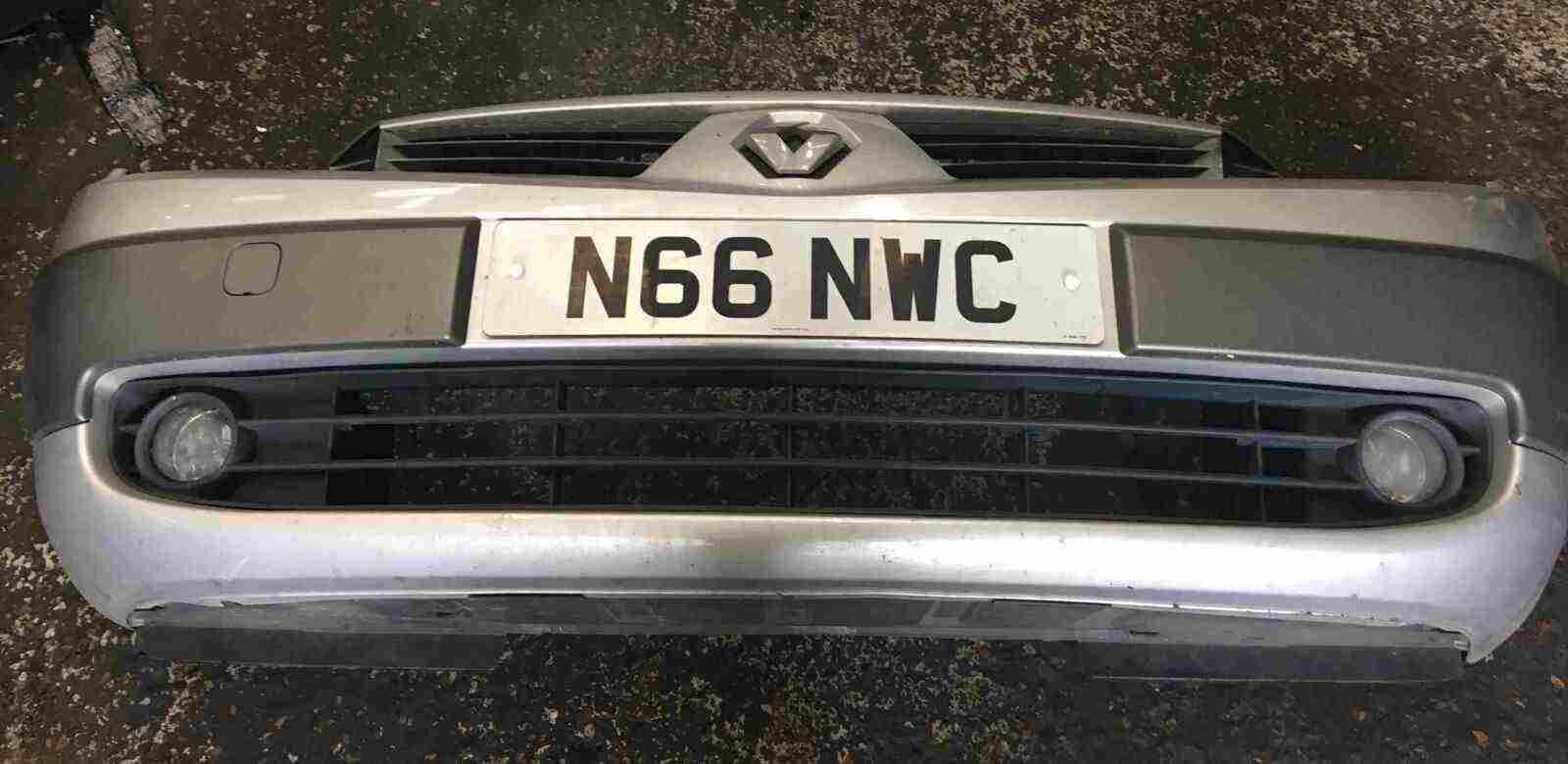 Renault Scenic 2003-2006 Front Bumper Silver TED69