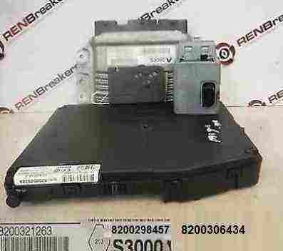 Renault Scenic 2003-2009 1.6 16v ECU SET UCH BCM Immobiliser   Key Card