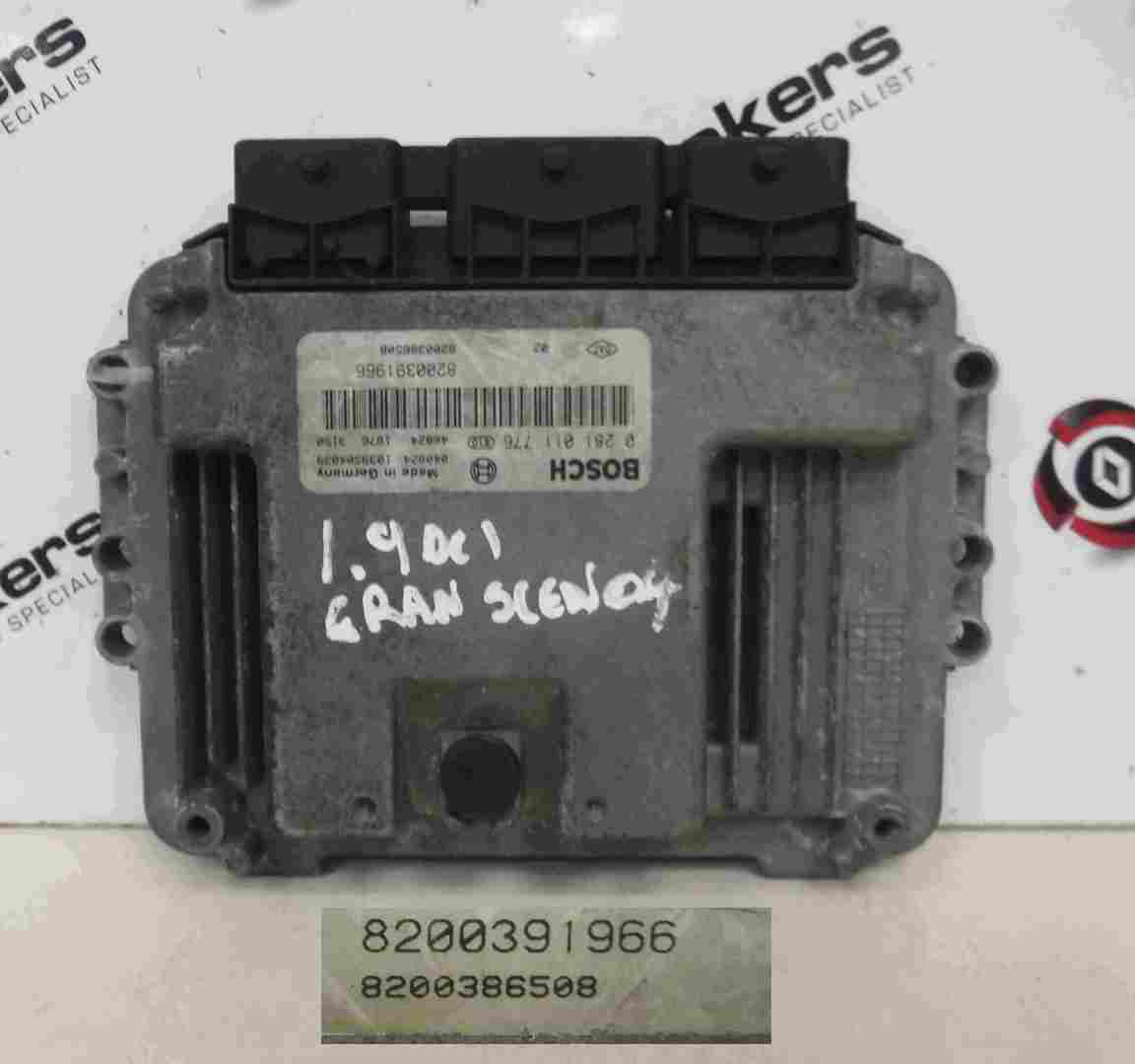 Renault Megane   Scenic 2003-2009 1.9 dCi ECU Electronic Control Unit