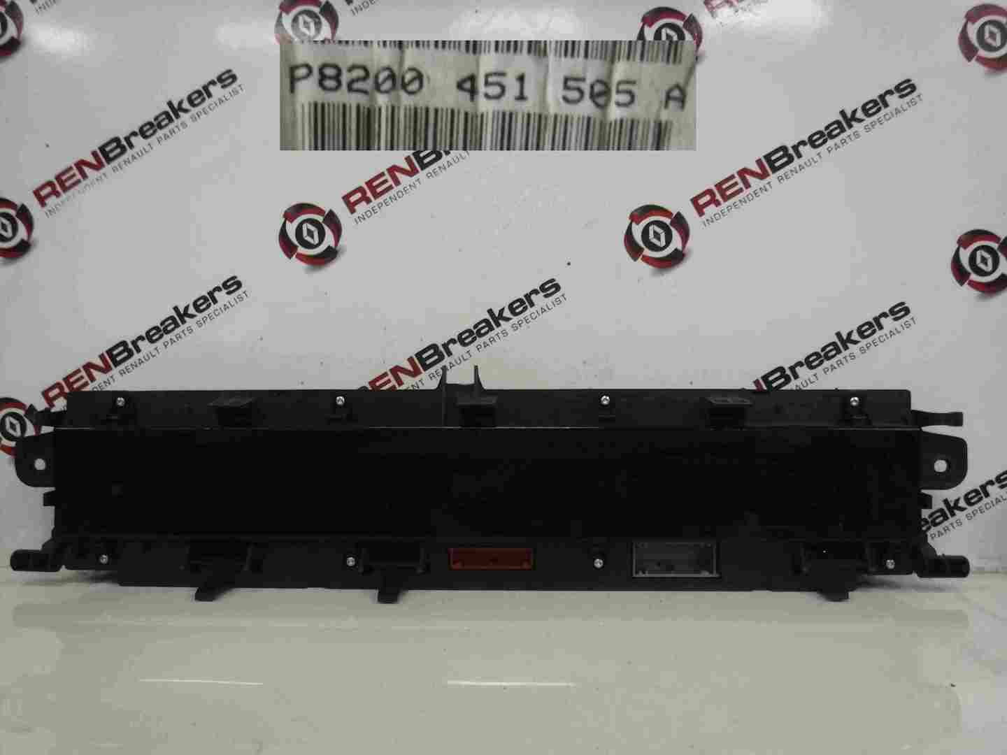 Renault Scenic 2003-2009 Dashboard Instrument Panel Clocks 37K 8200451505