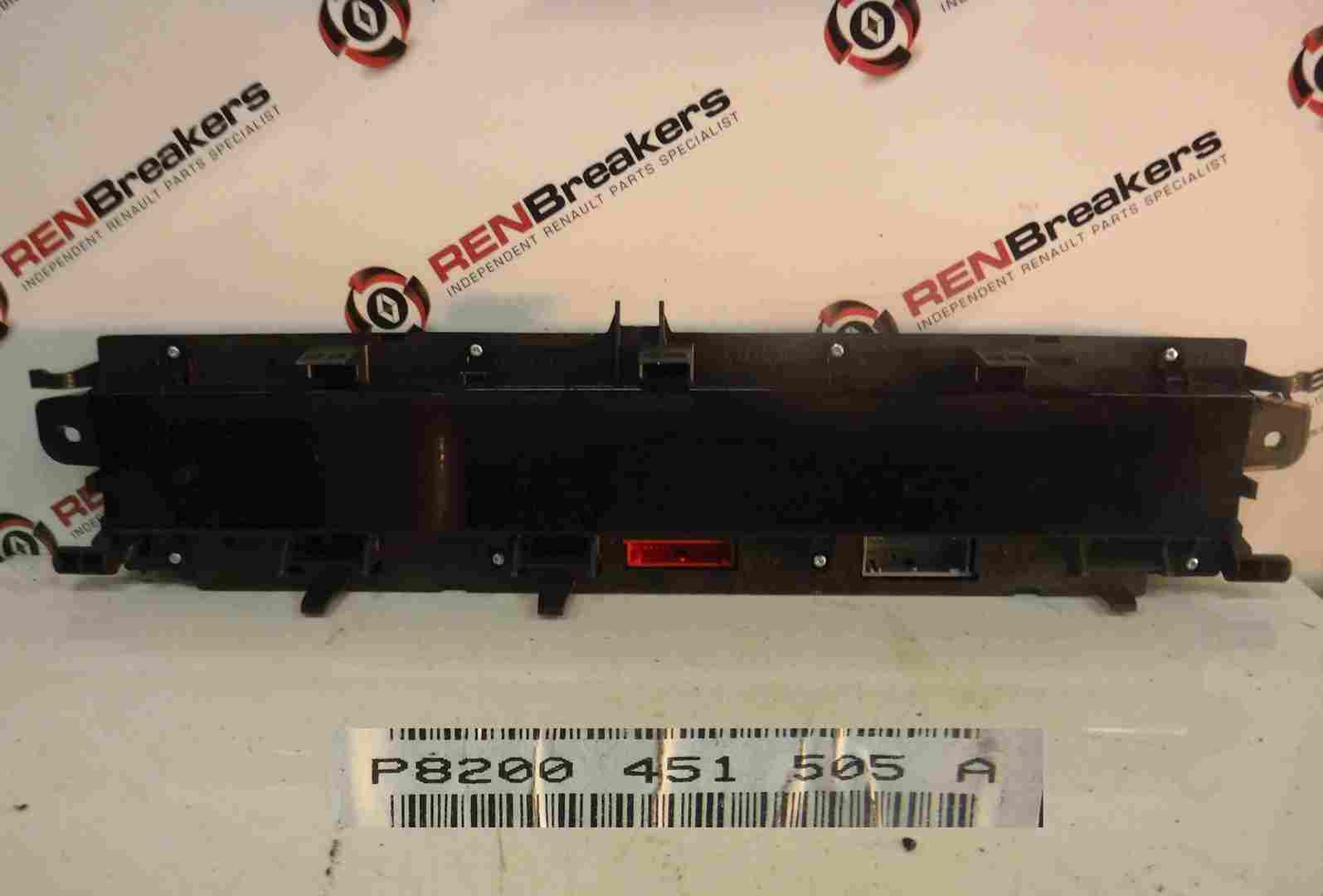 Renault Scenic 2003-2009 Dashboard Instrument Panel Clocks 66K 8200451505