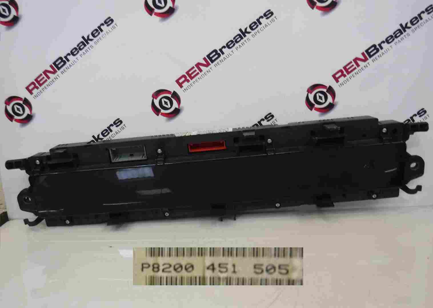 Renault Scenic 2003-2009 Dashboard Instrument Panel Dials Clocks 64K 8200451505