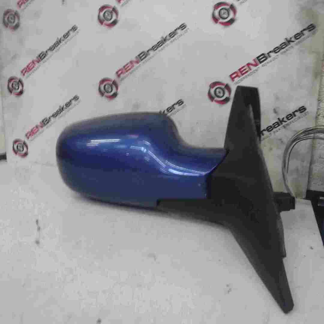 Renault Scenic 2003-2009 Drivers OS Wing Mirror Blue TEI45 TE145
