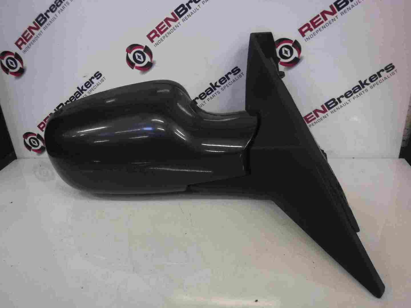 Renault Scenic 2003-2009 Drivers OS Wing Mirror Grey TEB66