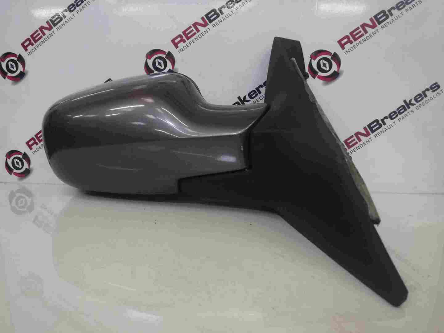Renault Scenic 2003-2009 Drivers OS Wing Mirror Grey TEC68 Folding
