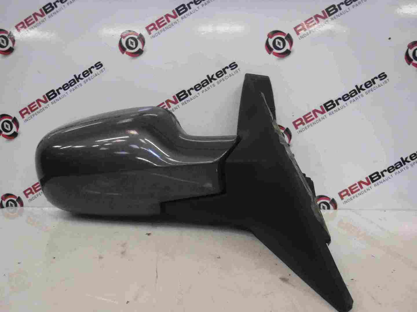 Renault Scenic 2003-2009 Drivers OS Wing Mirror Grey TEC68