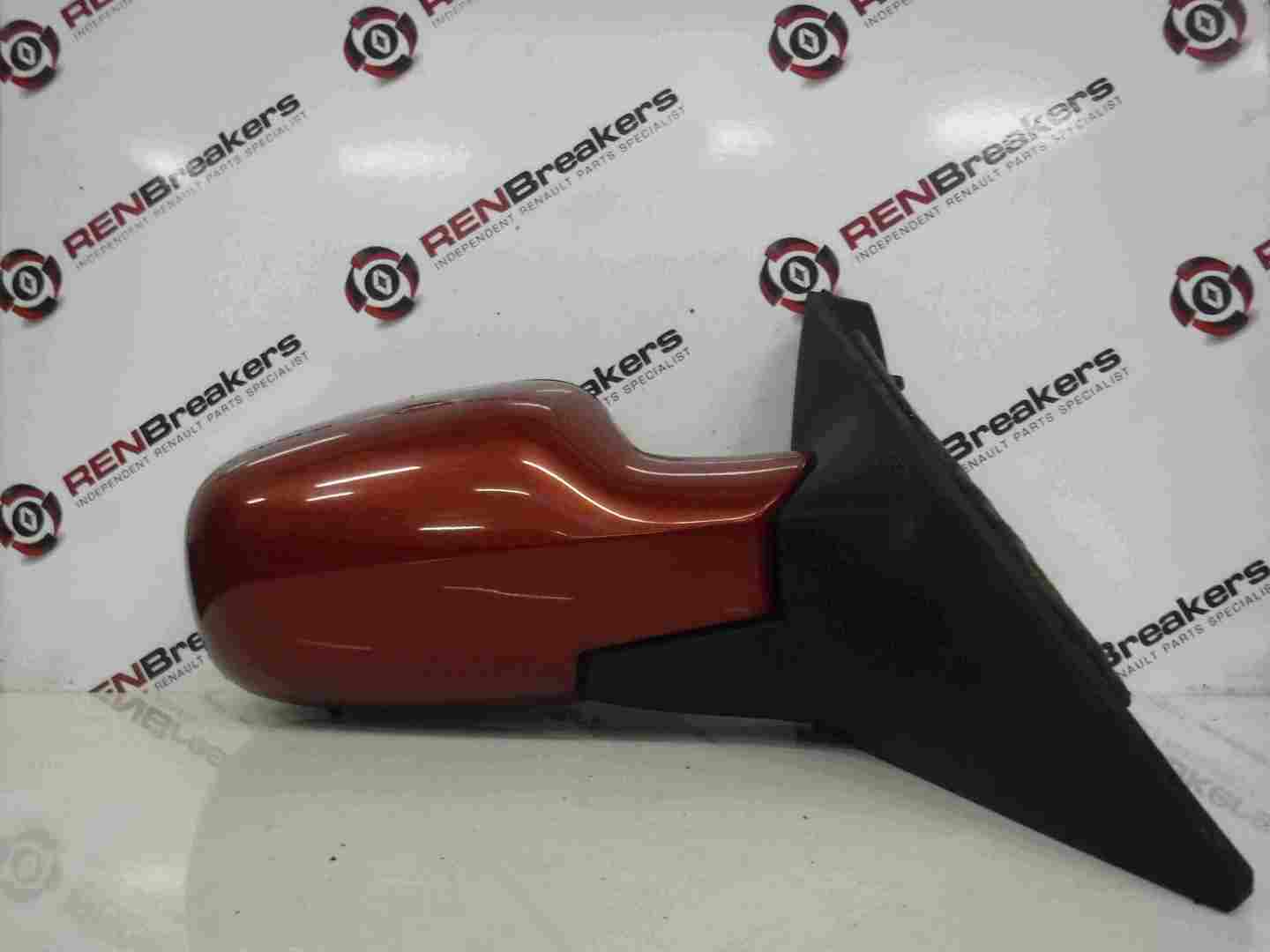 Renault Scenic 2003-2009 Drivers OS Wing Mirror Red TEB76
