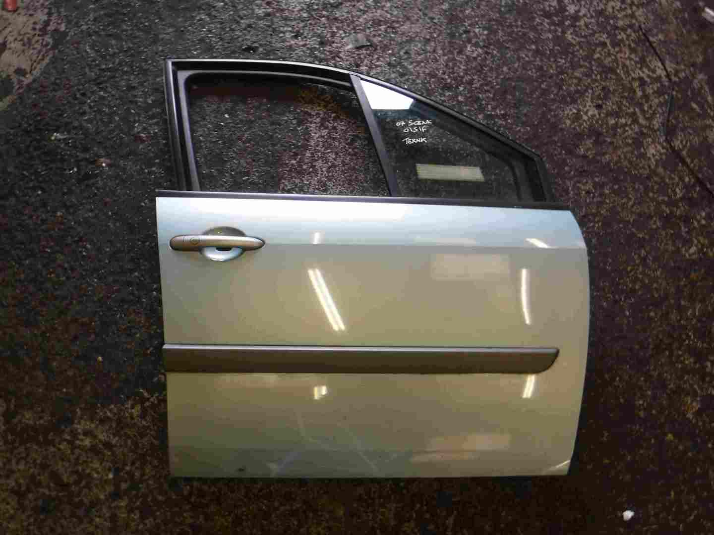 Renault Scenic 2003-2009 Drivers OSF Front Door Blue TERNK