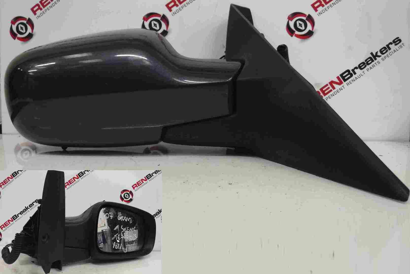 Renault Scenic 2003-2009 Drivers OSF Front Wing Mirror Grey TEB66 F