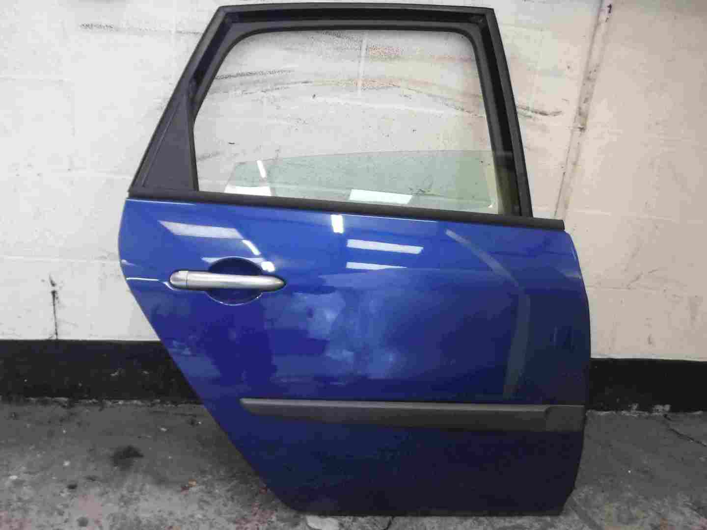 Renault Scenic 2003-2009 Drivers OSR Rear Door Blue TERNA