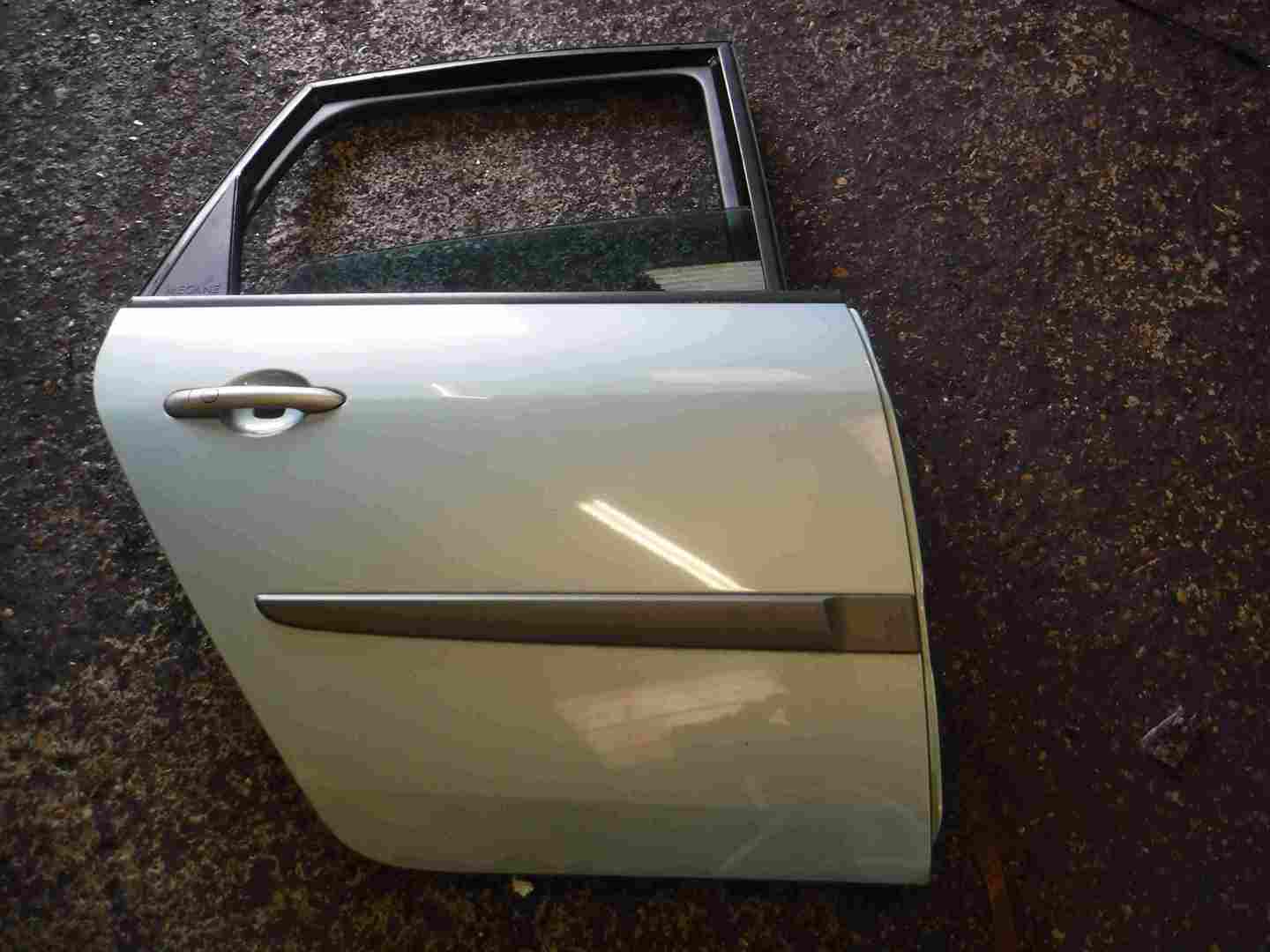 Renault Scenic 2003-2009 Drivers OSR Rear Door Blue TERNK
