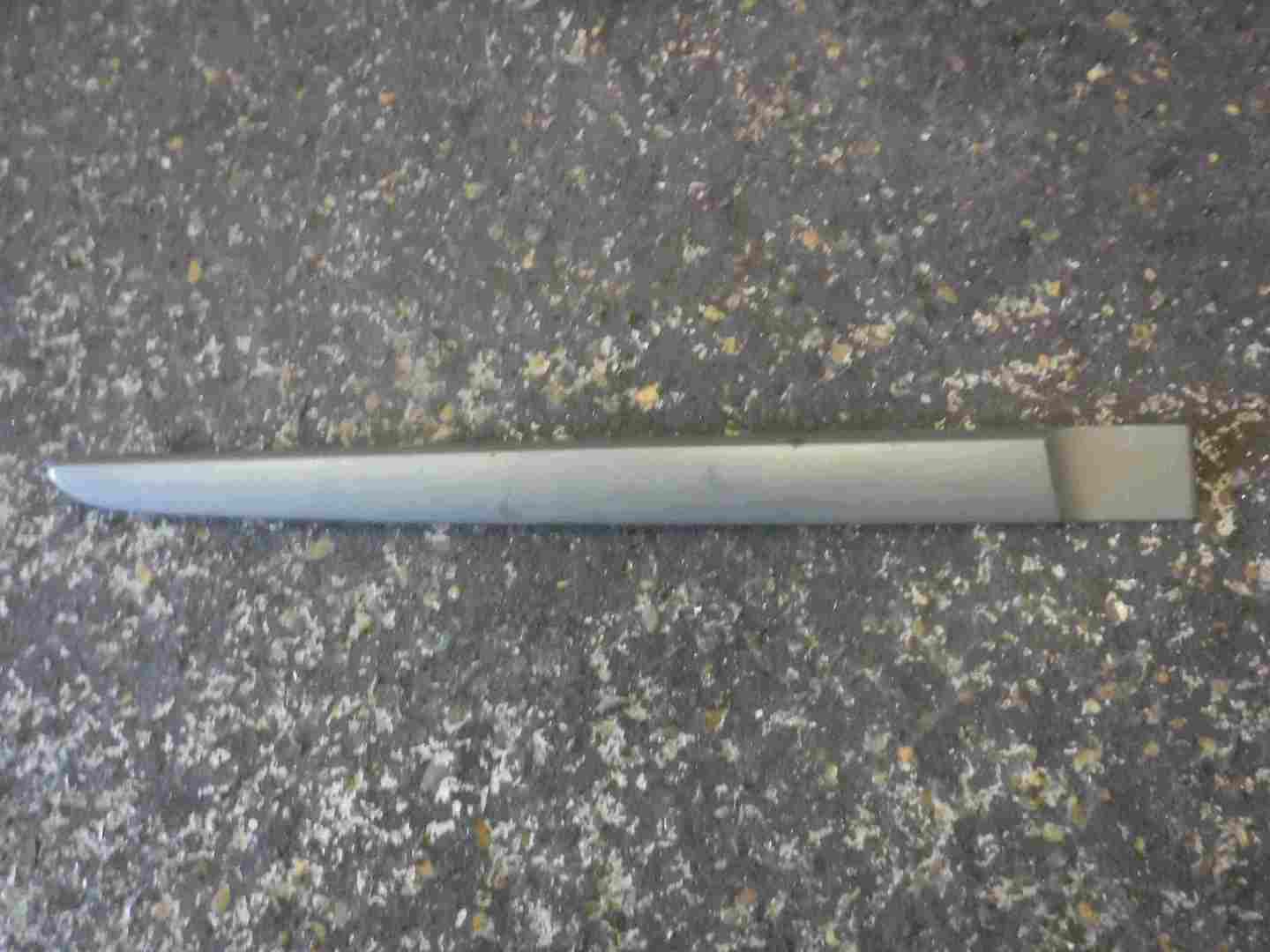 Renault Scenic 2003-2009 Drivers OSR Rear Door Moulding Trim Silver