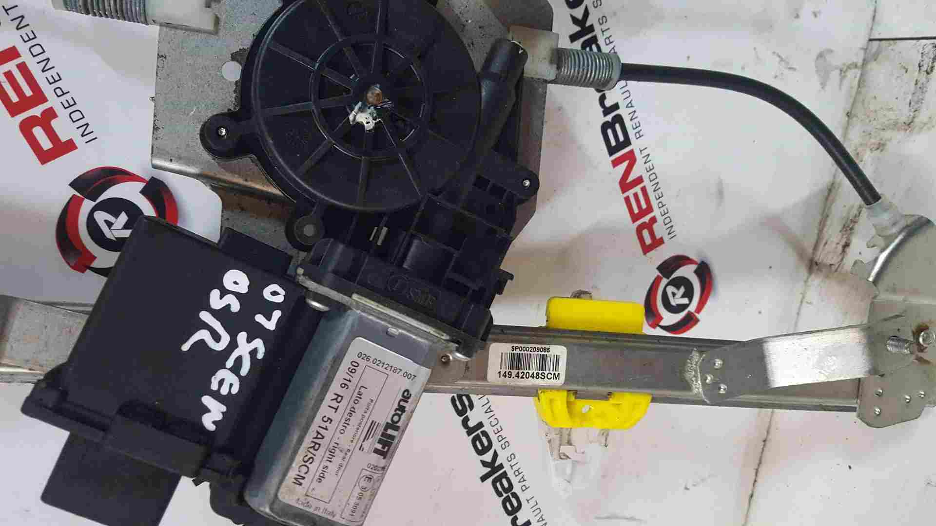 Thumb 2 Renault Scenic 2003-2009 Drivers OSR Rear Window Motor Regulator Am