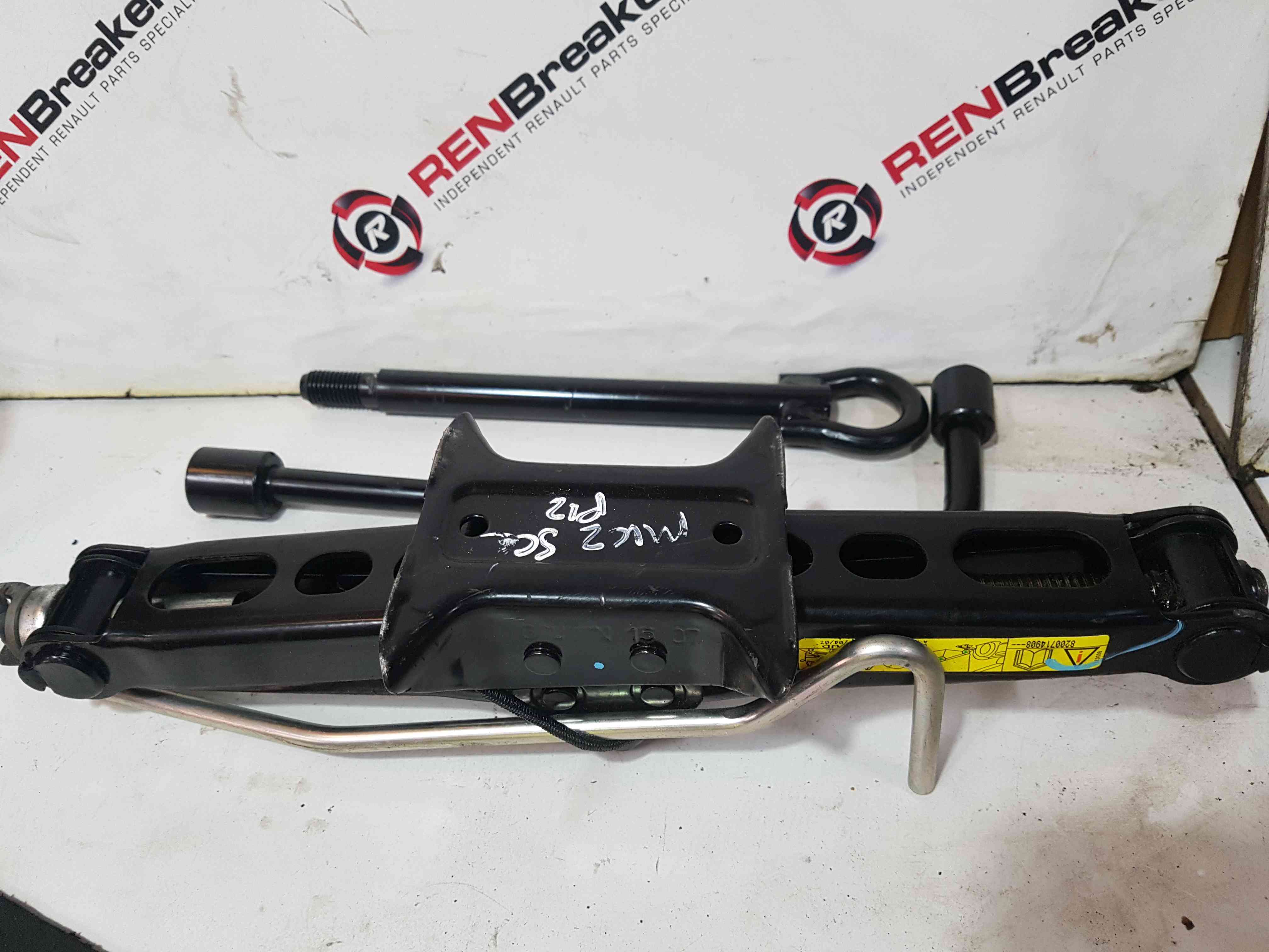 Renault Scenic 2003-2009 Jack SET Hook Brace