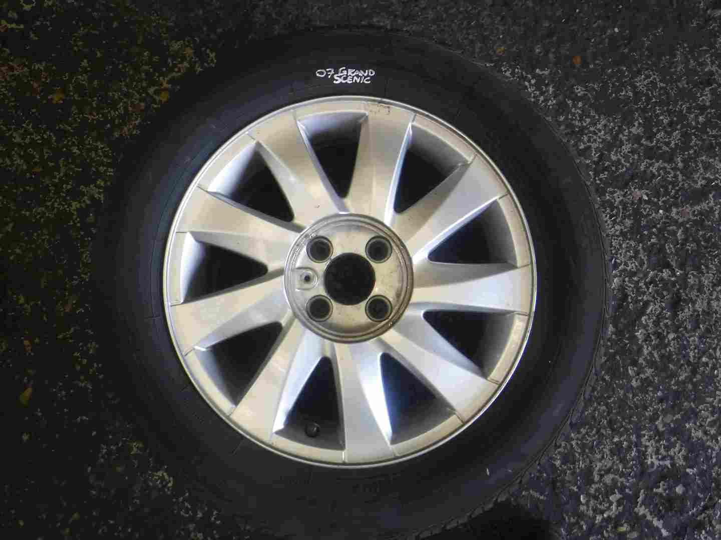 Renault Scenic 2003-2009 Kubera Alloy Wheel + 205 60 16 6mm