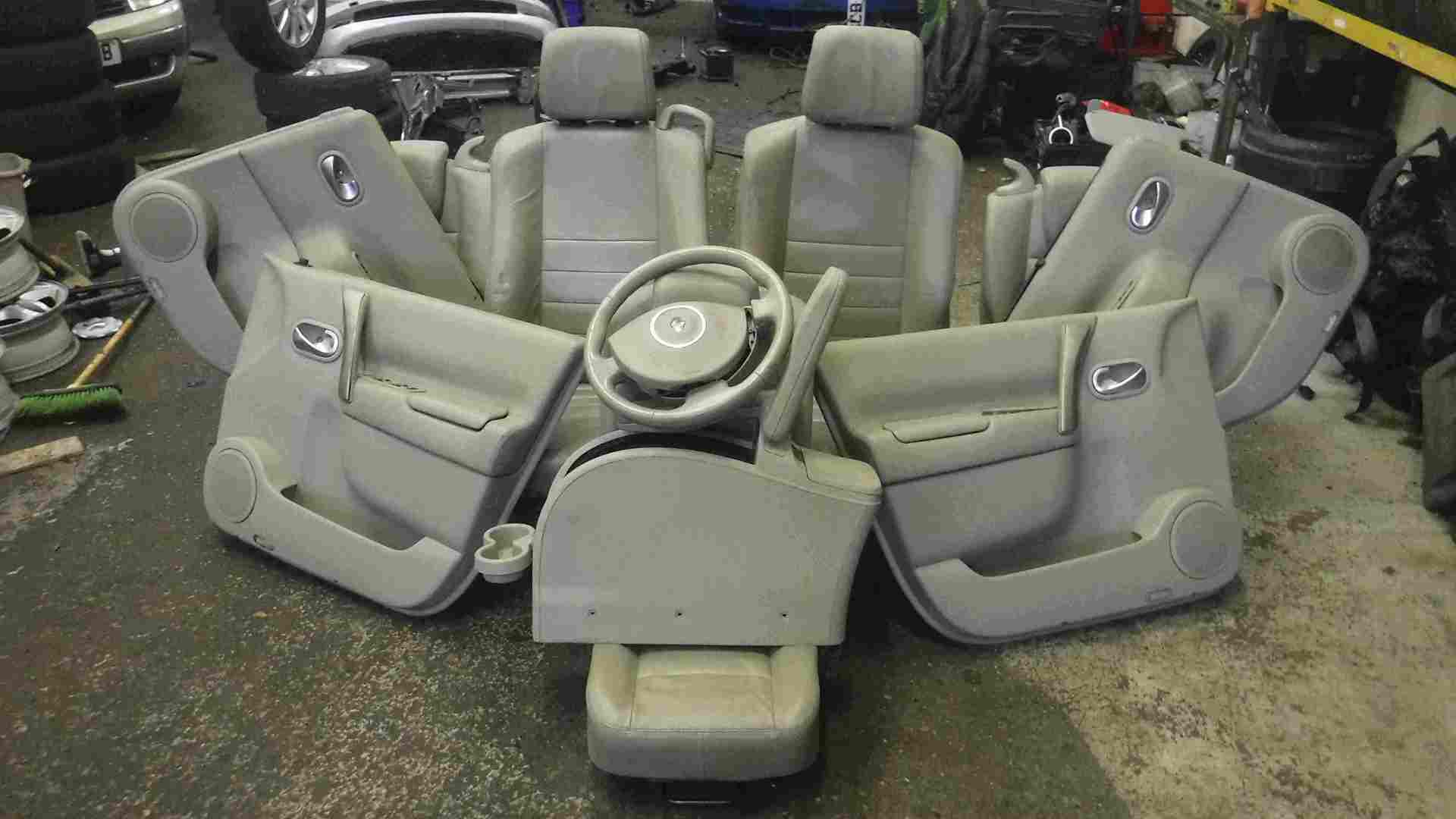 Renault Scenic 2003-2009 Leather Interior Set Chairs Seats Beige Complete