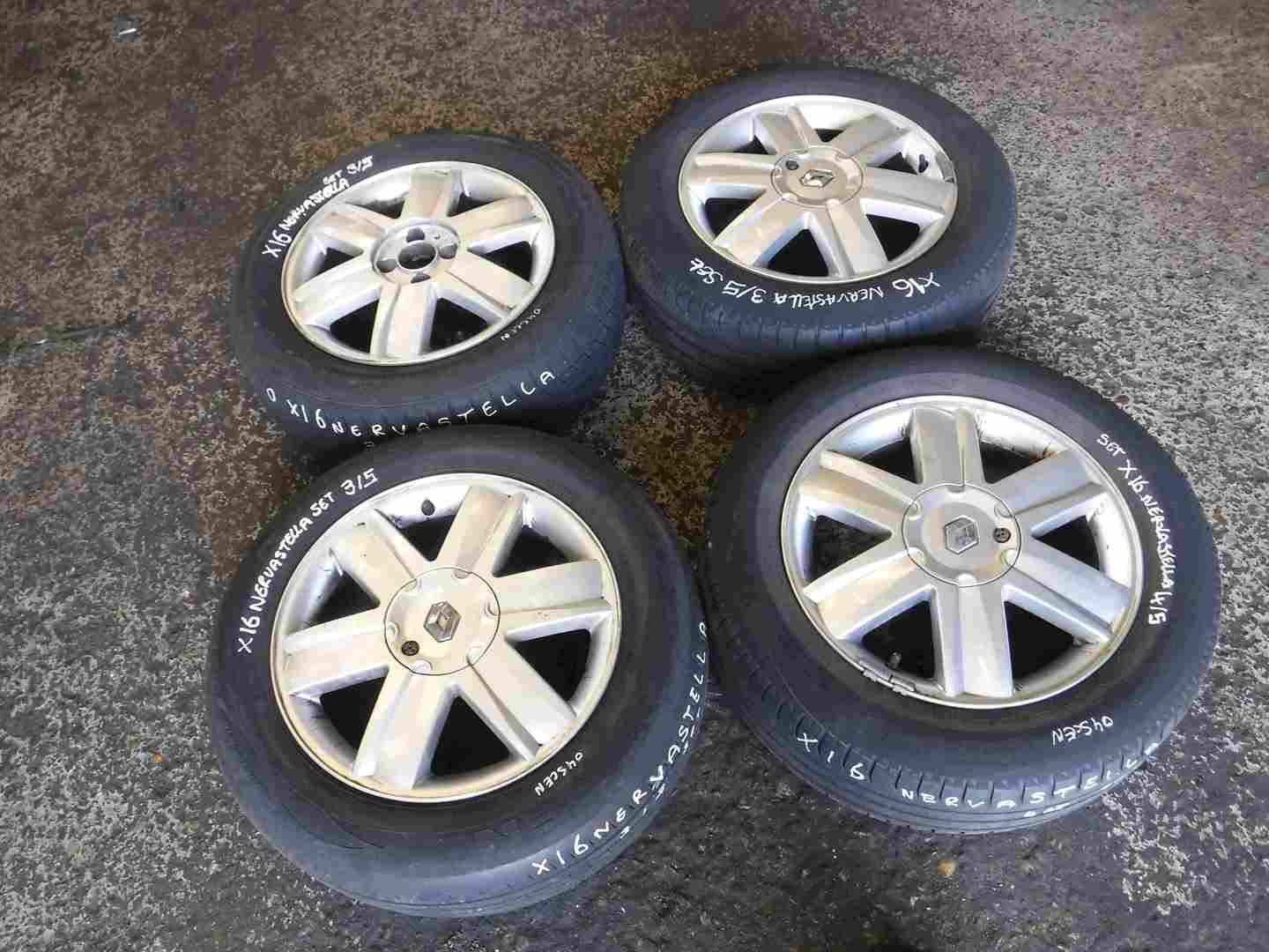 Renault Scenic 2003-2009 Nervastella Alloy Wheels Set X4 16inch