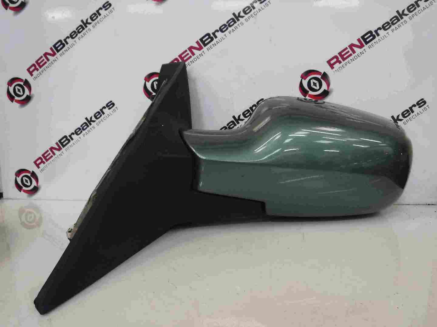 Renault Scenic 2003-2009 Passenger NS Wing Mirror Green TED97