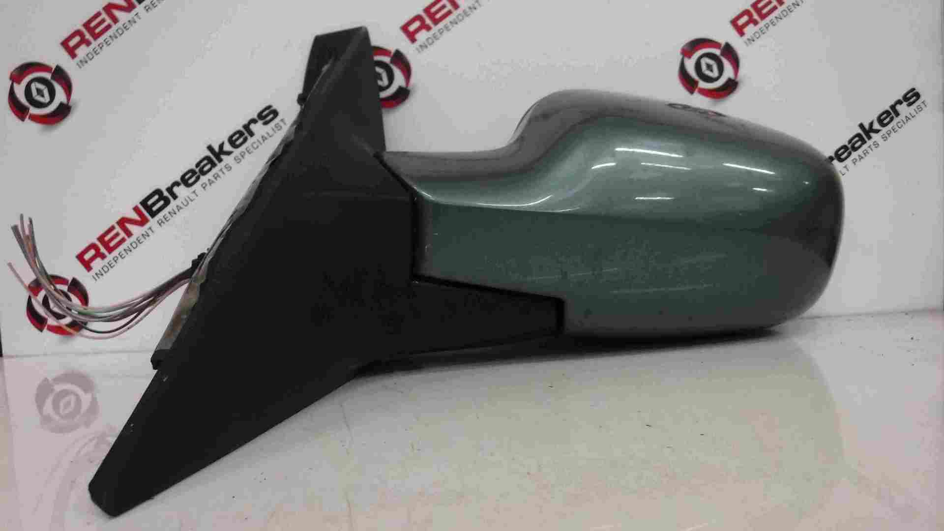 Renault Scenic 2003-2009 Passenger NS Wing Mirror Green TED97 F