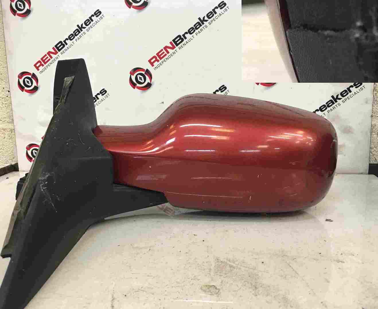 Renault Scenic 2003-2009 Passenger NS Wing Mirror Red TEB76