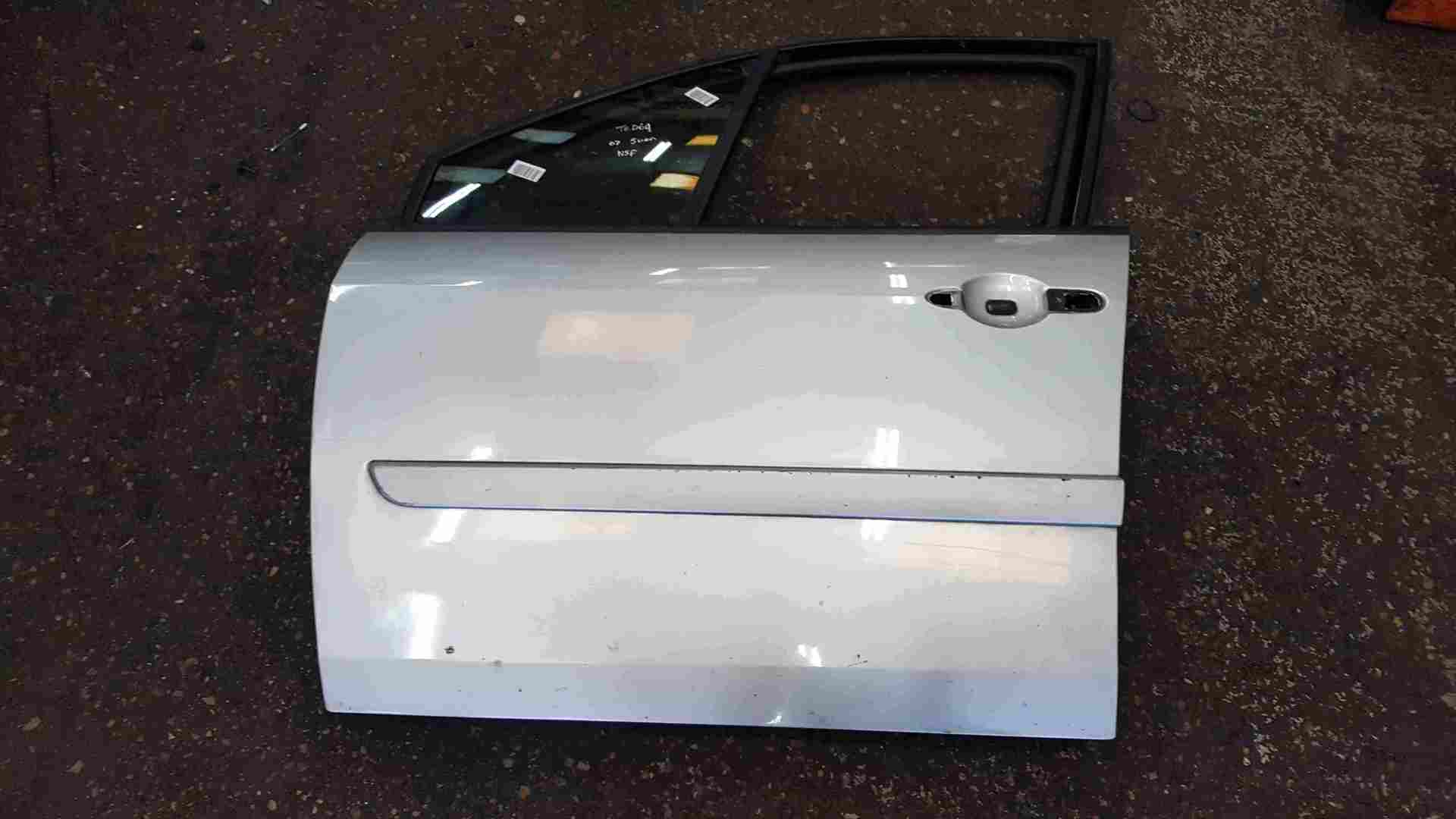 Renault Scenic 2003-2009 Passenger NSF Front Door Silver TED69
